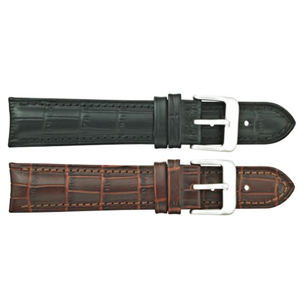 387 Stitched Alligator Grain Watch Strap