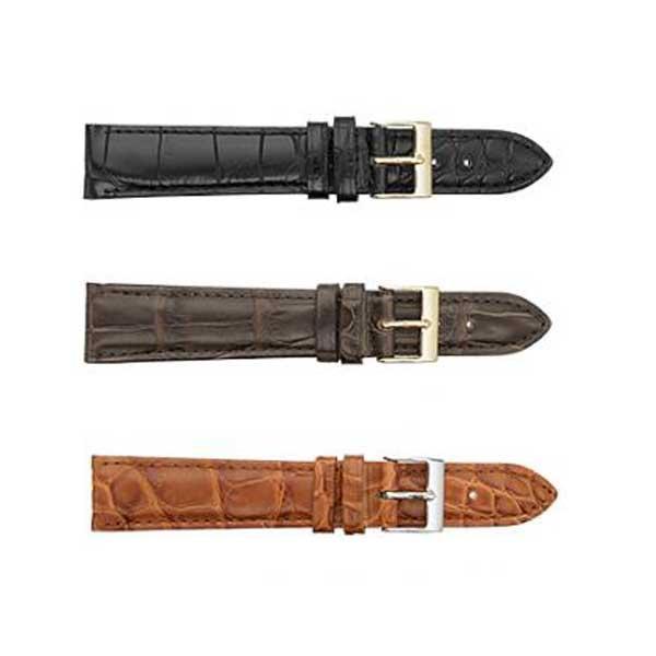 396 Genuine Alligator Matte Finished Watch Strap