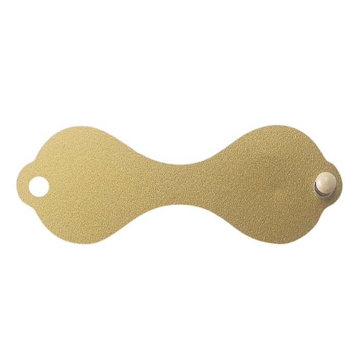 Gold PVC Small Round Ring Tags