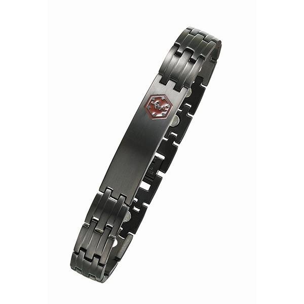 BB816MED Stainless Steel PVD Med ID Bracelet
