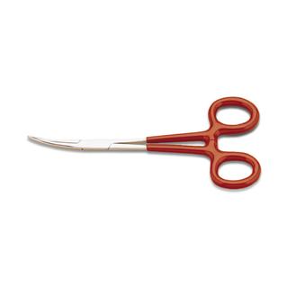 Curved and Serrated Hemostat
