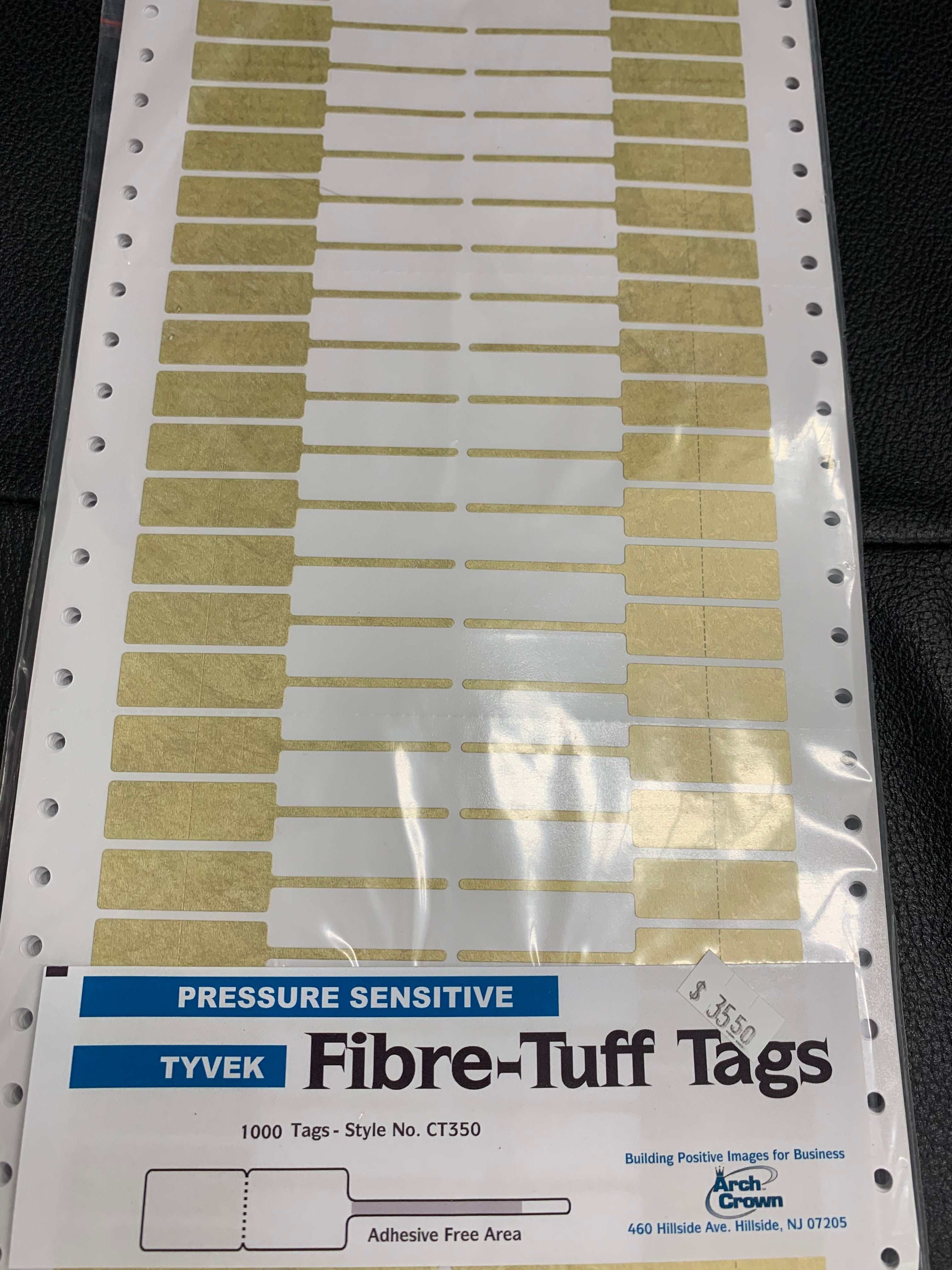 Gold Fibre-Tuff Tags