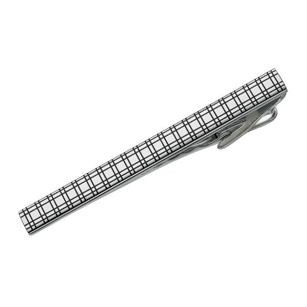 Fine Blacked Lined Steel Tie Bar ST36