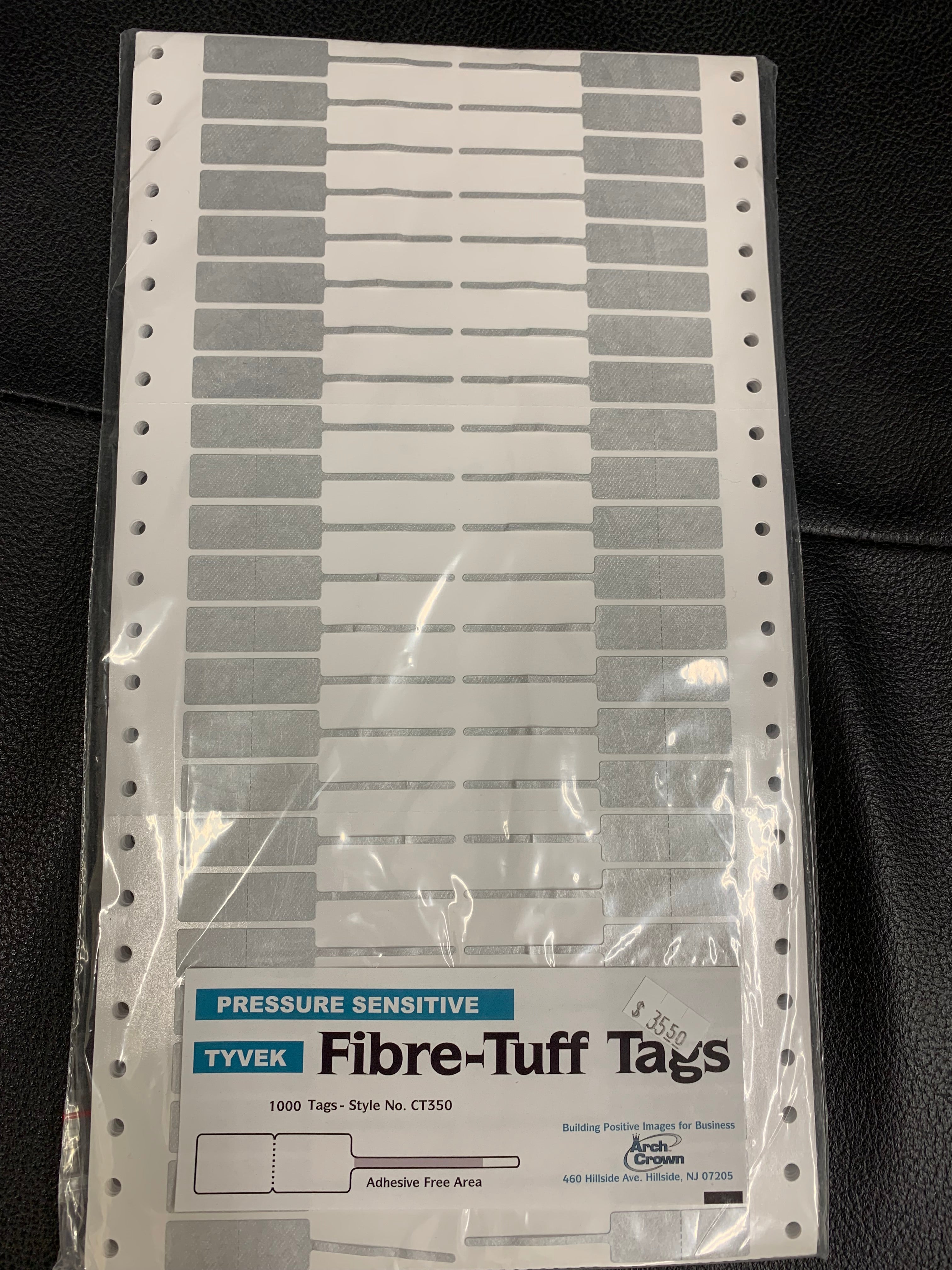 Silver Fibre-Tuff Tags
