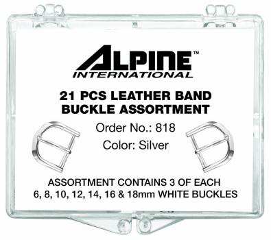 Stainless Steel Buckle Assortment (6mm-18mm)