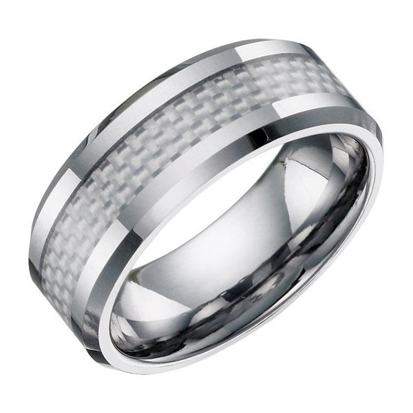 Tungsten Ring with Carbon Fibre TUR21