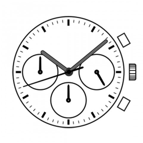 VD54 Quartz Epson Watch Movement