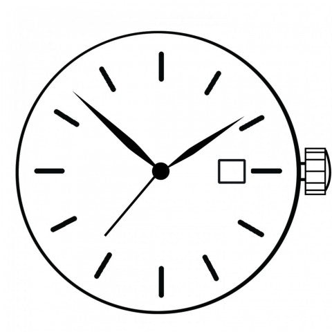 PC22 Date 3 Quartz Epson Watch Movement